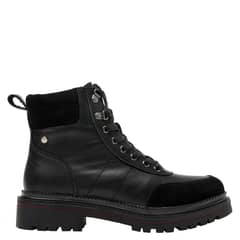 POLLINI - Botín Casual Femenino Negro