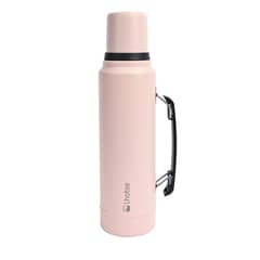 LHOTSE - Termo Liquido Acero Inoxidable Classic 1,3 lts White - Rosa