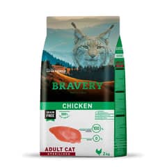 BRAVERY - Chicken Adult cat sterilized 7 kg