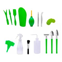 ESHOPANGIE - Kit Mini Herramientas Plantas Jardinería Suculentas 15piezas