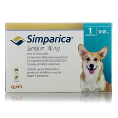 PFIZER - Simparica Perros de 10 a 20 kg (1 Comprimido)