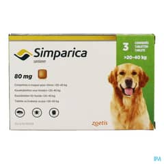 PFIZER - Simparica Perros de 20 a 40 kg (3 Comprimidos)
