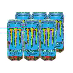 MONSTER - 6x Bebida Energética Mango Loco 470cc