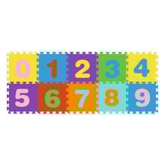 INFANTI - Alfombra Puzzle Rompecabezas Eva de 10 piezas