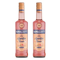 RAMAZZOTTI - 2x Licor Aperitivo Rosato 15° 700Cc