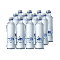 VITAL - 12x Agua Con Gas Botella Vidrio 330cc
