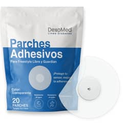 DEXOMED - Parches Protectores Sensor Freestyle Libre Transparente 20 Un