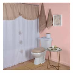 VELUTTI - Juego de baño Lea 6 Piezas Beige