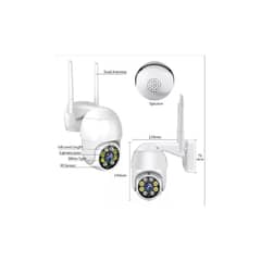 PHILCO - Cámara Ip Con Movimiento Infrarrojo Impermeable Wifi Full Hd