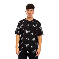 CACIQUE - Polera Cac1ke Manga Corta Estampada Negro