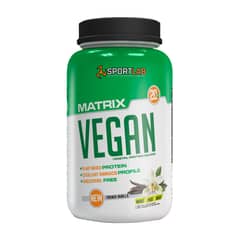 SPORTLAB - Vegan Matrix, Proteína vegana (2 Lb) - Original - VAINILLA