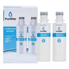 COREAQUA - Filtro de Agua para Refrigerador LG Purifita ADQ74793501 x 2