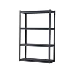 IGPRO - Estante Metálico 4 Repisas Acero152x80x35cm Negro