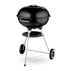 HOME&DESIGN - Parrilla a Carbón con Tapa y Ruedas – Tipo Kettle 43 cm