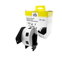 CELLBOX - Rollo + Soporte Etiqueta DK 1221 - 23mm x 23mm - 1000/rollo