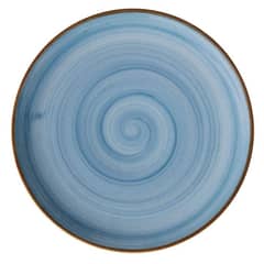 CORONA - Plato Llano Coupe 23 cm Azul/Mar Artisan