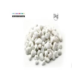 GENERICO - Piedras Decorativas Jardín Blanco 1kg