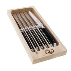 LAGUIOLE - SET 6 CUCHILLOS NEGROS