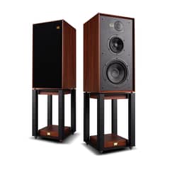 WHARFEDALE - Parlante Bookshelf Con Pedestal Linton Stand
