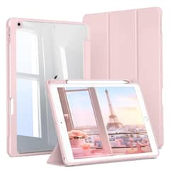 LINKON - Estuche Funda Smart Case Espacio Lápiz iPad - Rosa - 10.2"