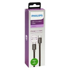 PHILIPS - CABLE USB-C A USB-C 1.2 MTS NEGRO DLC5533C/97