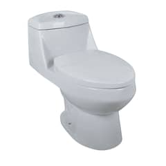DOER - WC One Piece Certificado doble descarga 4-7 litros Blanco