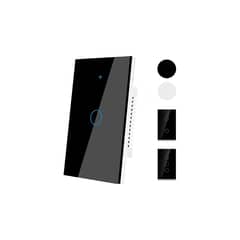 GENERICO - Interruptor Luz Pared Inteligente Wifi y Touch NEGRO