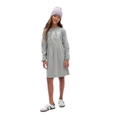 GAP - Vestido Logo Niña Gris