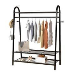 GLOBAL LATIN GROUP - Perchero Exhibidor de Ropa y con Zapatero Metalico Resistente