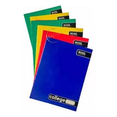 GENERICO - Set De 5 Cuadernos College 7m + 1 Cuaderno Croquis 80 Hojas