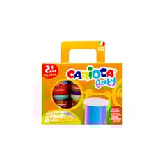 CARIOCA - Temperas Para Pintar Con Dedos 6 Colores - SC