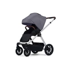 BABYMINE - Coche de bebé Asiento Reversible Gris