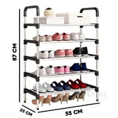 GENERICO - Zapatera Mueble Organizador de 5 Niveles Zapatos Ropa