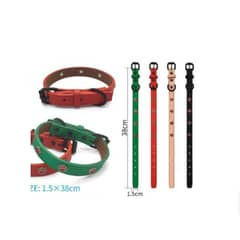 GENERICO - Collar Para Perro Color Rojo Con Diseño 38cm