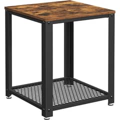 SPACEZAT - Mesa Lateral Auxiliar Velador Umea Estilo Industrial