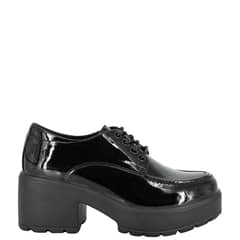 ALQUIMIA - Mocasin Mujer Negro Charol Loan