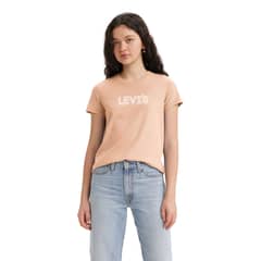 LEVIS - Polera Mujer Regular Fit Lisa Logo Rosado
