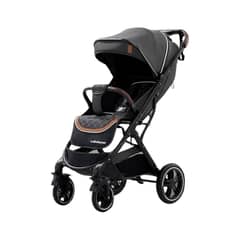 LUBABYCAS - Coche de Paseo Con Cubre Pies Negro