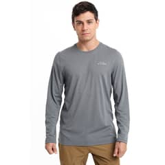 KANNU - Polera Deportiva Coñaripe Hombre Gris