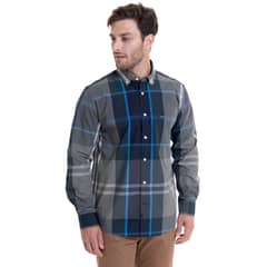 MCGREGOR - Camisa Escocesa Regular Fit Gris