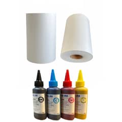 NEON - Pack 400ml Tinta Sublimacion + Rollo Sublimacion A4x100 Mts