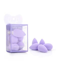 MAX BELLE - Set 5 Mini Esponjas Gota Maquillaje Pro MaxBelle Lila