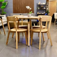 OH MI HOGAR - Comedor Extensible 100 140 180cm + Sillas Soma Natural