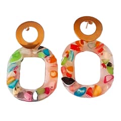CATHALIFAUDJOYAS - Aros resina piedras y acero