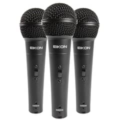 EIKON - Set 3 Microfonos Vocal Dinamicos DM 800 KIT