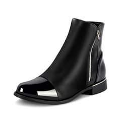 WEIDE - Botin Negro Casual Mujer ZS50