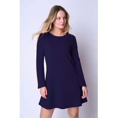 WOMAN BY ECLIPSE - Vestido Isidora Azul Marino