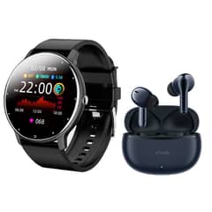 VIVO - Audifonos TWS 3e Audífono-Azul y Toumi Watch Fit 2-B
