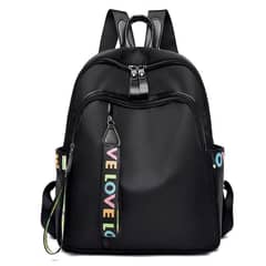 VATYERTY - Mochila resistente al agua doble cremallera Negra