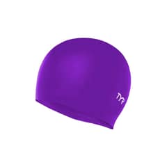 TYR - Gorra de natacion latex Morada